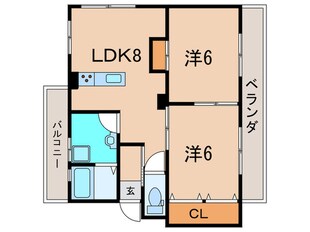 第三西宮マンションの物件間取画像